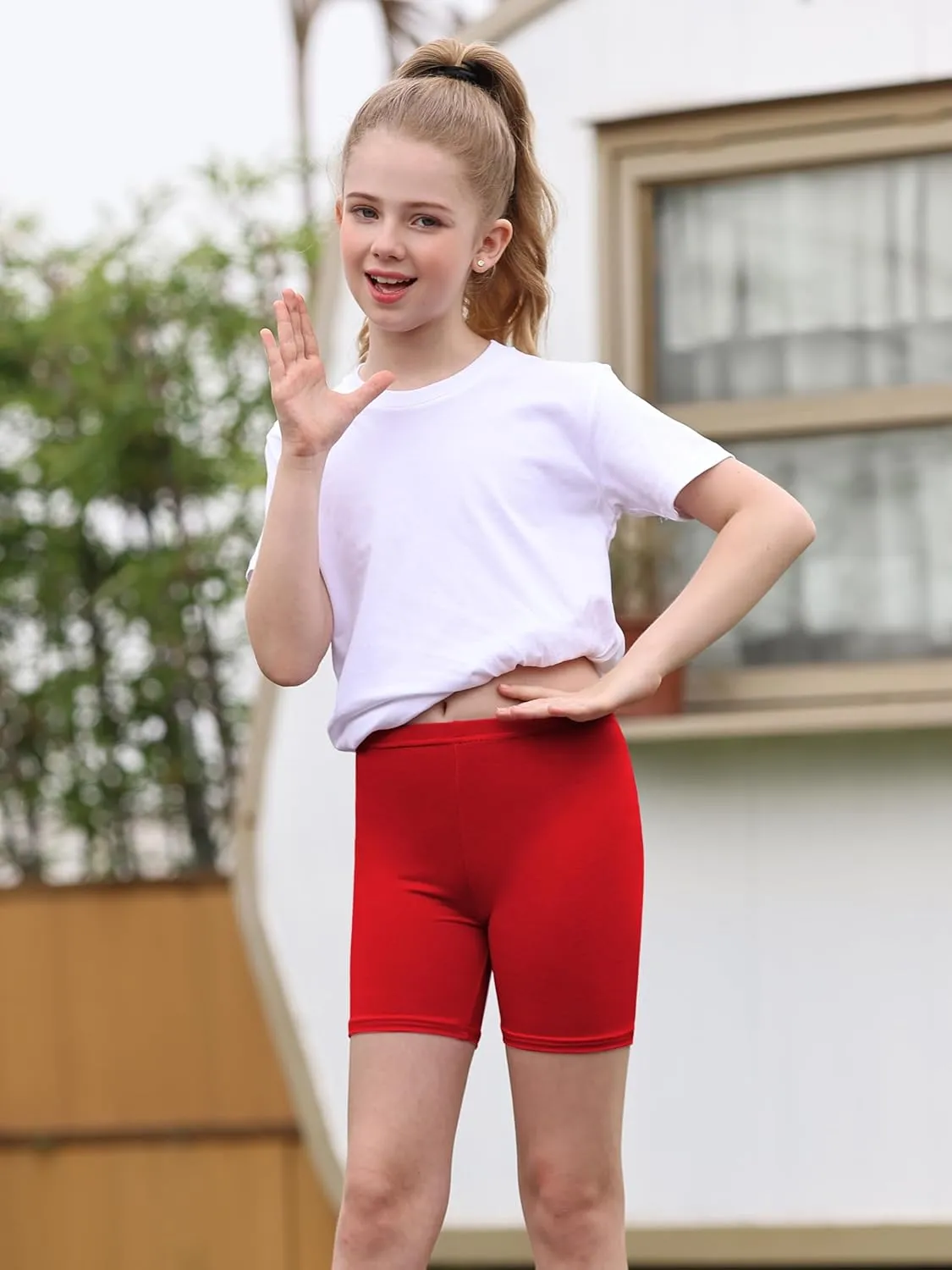 10 Pack Girls Dance Shorts Cartwheel Toddler Biker Under Dress Multi-Color Kids Bike Shorts Girls Clothes