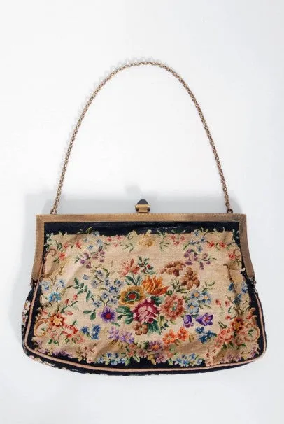 1954 Marilyn Monroe Owned Needlepoint Purse Worn for Marriage to Joe DiMaggio