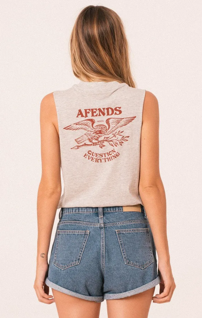 Afends Womens Mason - Graphic Bandcut Tee