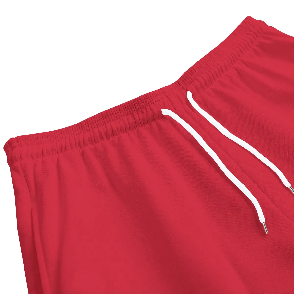AM&IS Men's Red Shorts | 100% Cotton