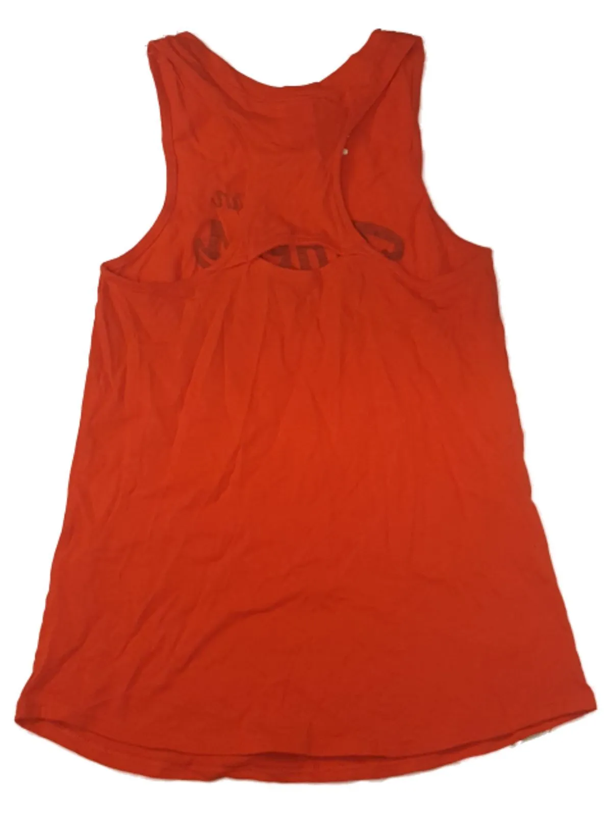 Auburn Tigers Under Armour Heatgear WOMENS Orange Racerback Tank Top T-Shirt (S)