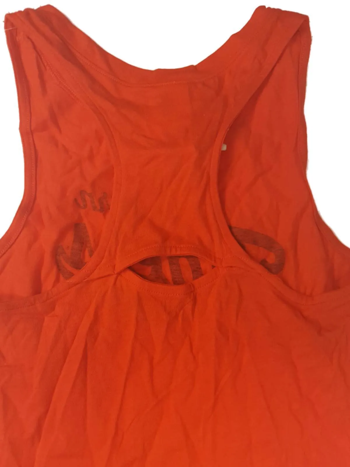 Auburn Tigers Under Armour Heatgear WOMENS Orange Racerback Tank Top T-Shirt (S)