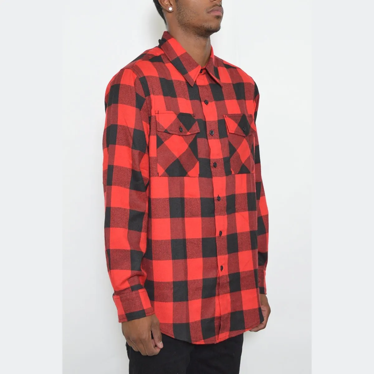 Black & Red Checkered Flannel