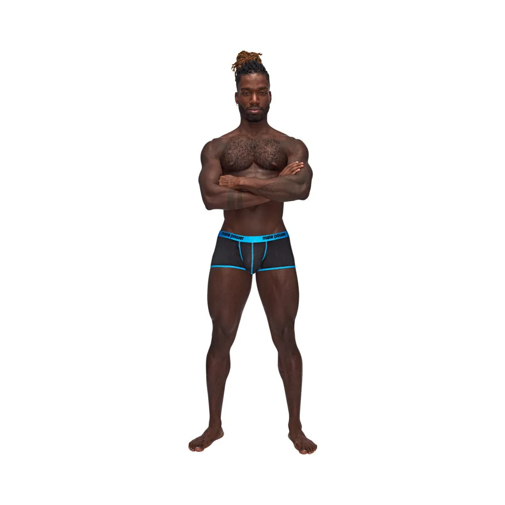 Casanova Uplift Mini Shorts - Large - Black/blue