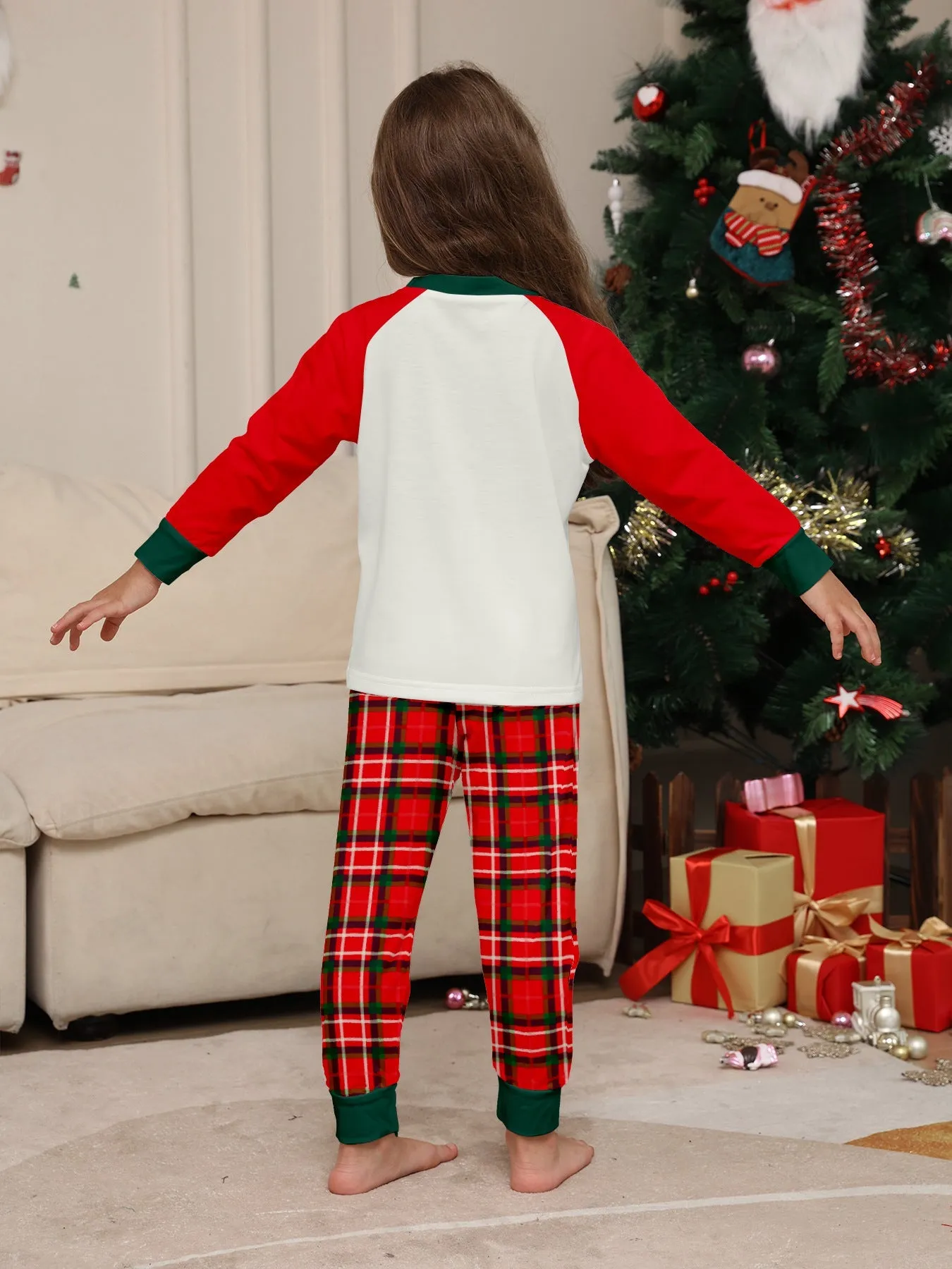 Christmas Tree Printed Family Matching Christmas Pajamas Sets