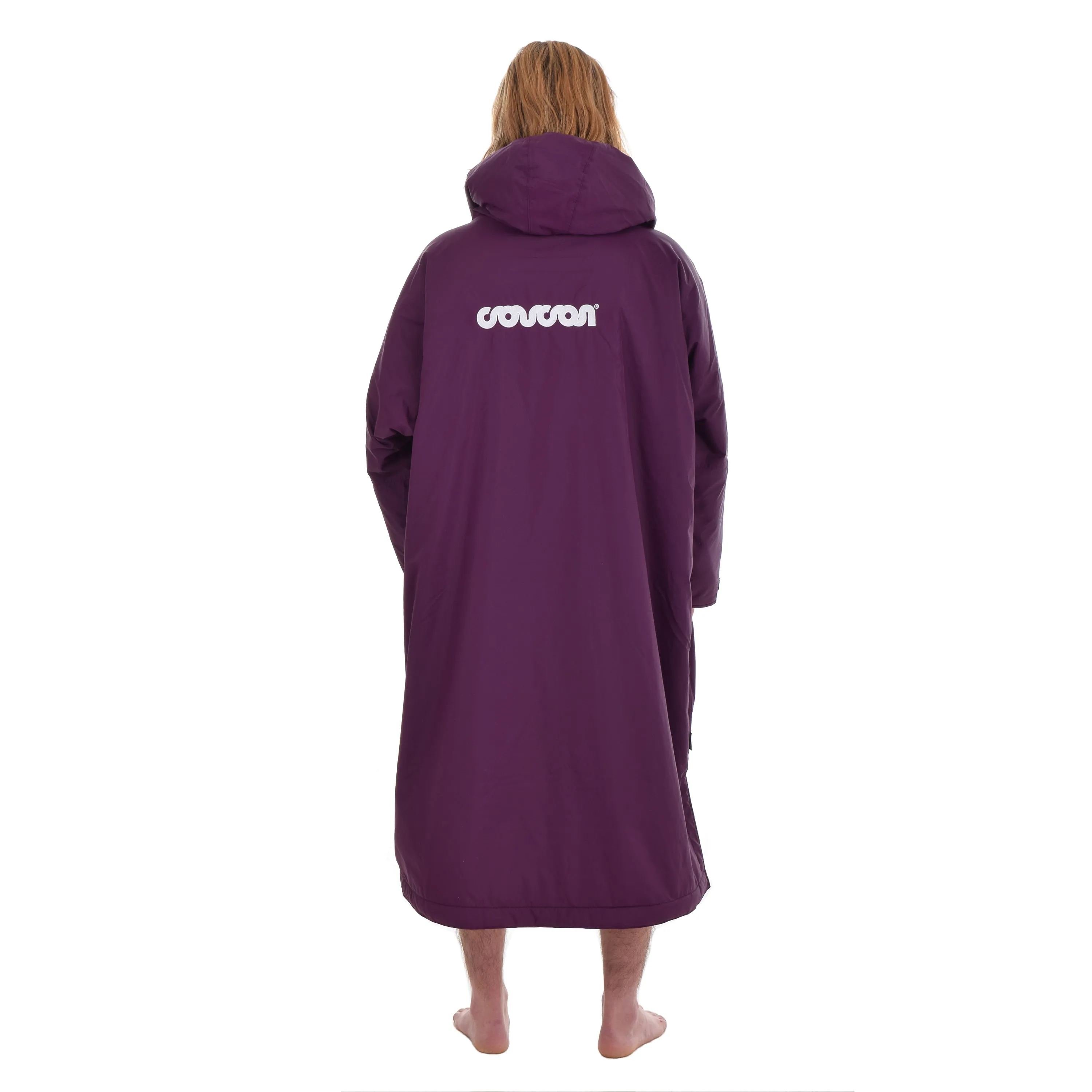 Coucon Changing Robe Adult Long Sleeve - Plum