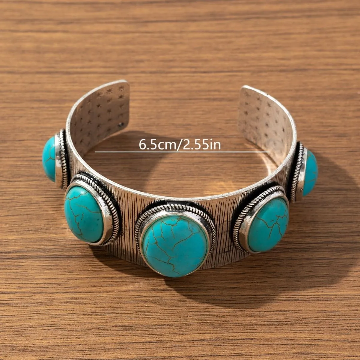 CSIYANJRY99 Western Cuff Bracelet for Women Bohemian Vintage Turquoise Cuff Bangle Bracelets Cowgirl Country Concert Rodeo Jewelry Outfits for Women