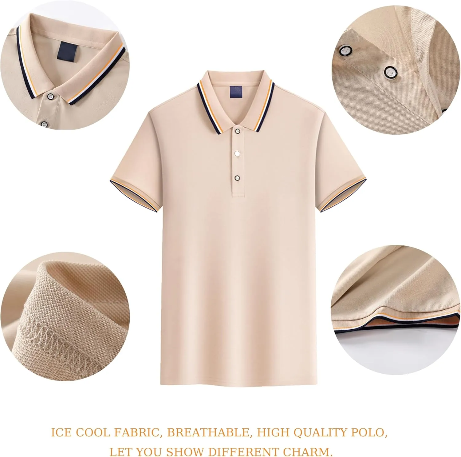 Custom Polo Shirt for Men Women Design Your Own Personalized Print Logo Photo Text Golf Tee Work Shirt