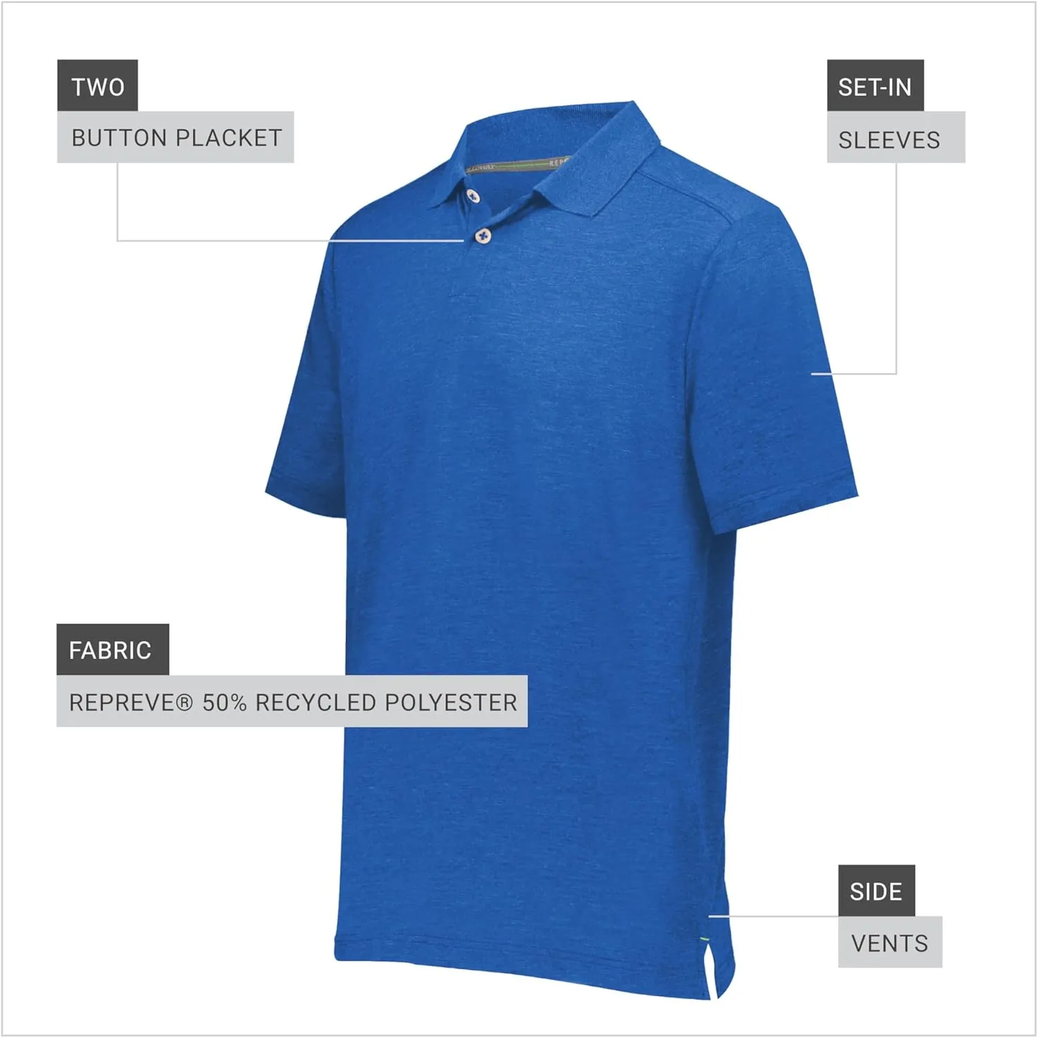 Holloway Men's Repreve Eco Polo