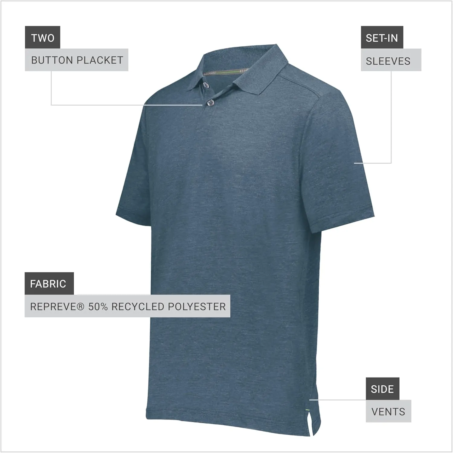 Holloway Men's Repreve Eco Polo