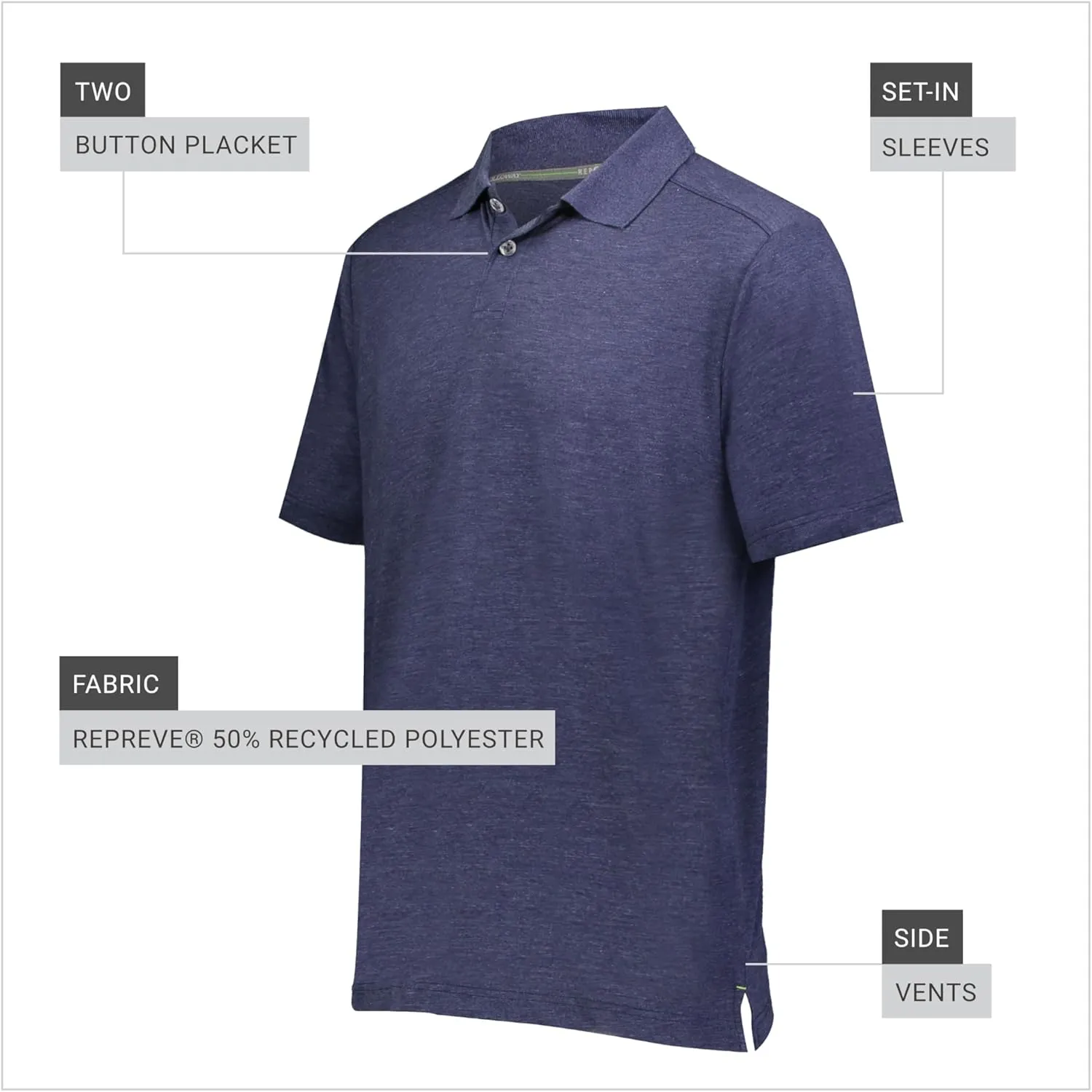 Holloway Men's Repreve Eco Polo