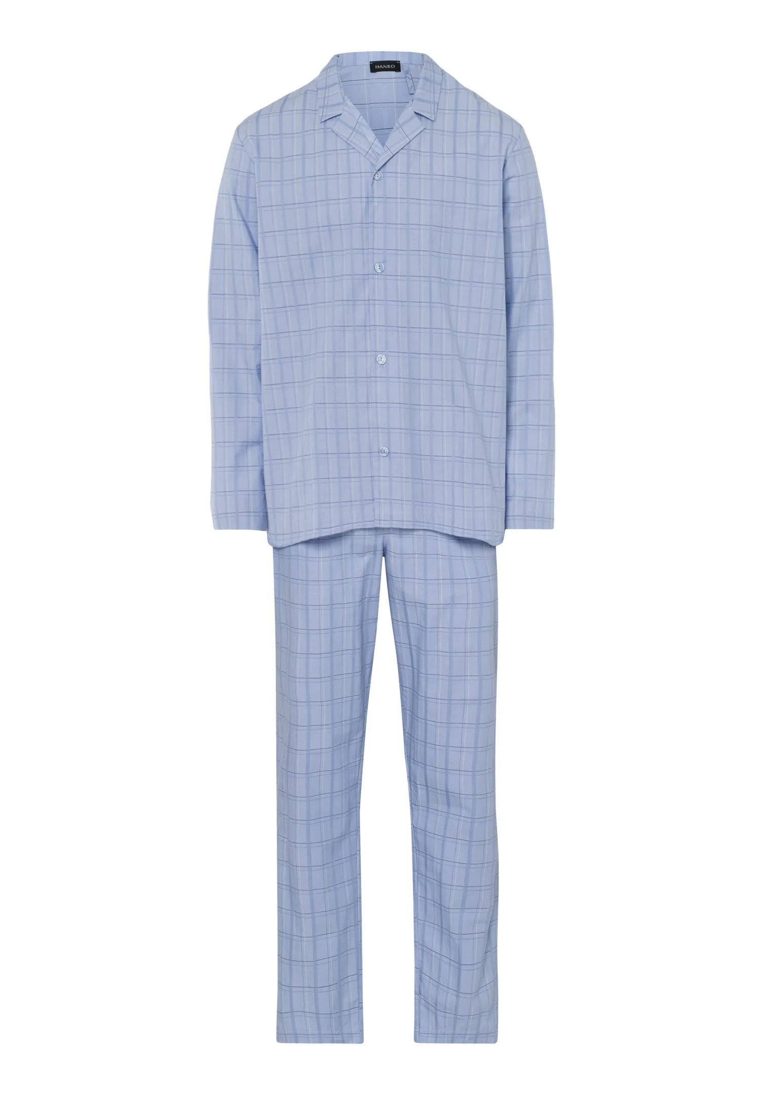 Ian Woven Cotton Pajama Set | Galactic Check 75893-2357