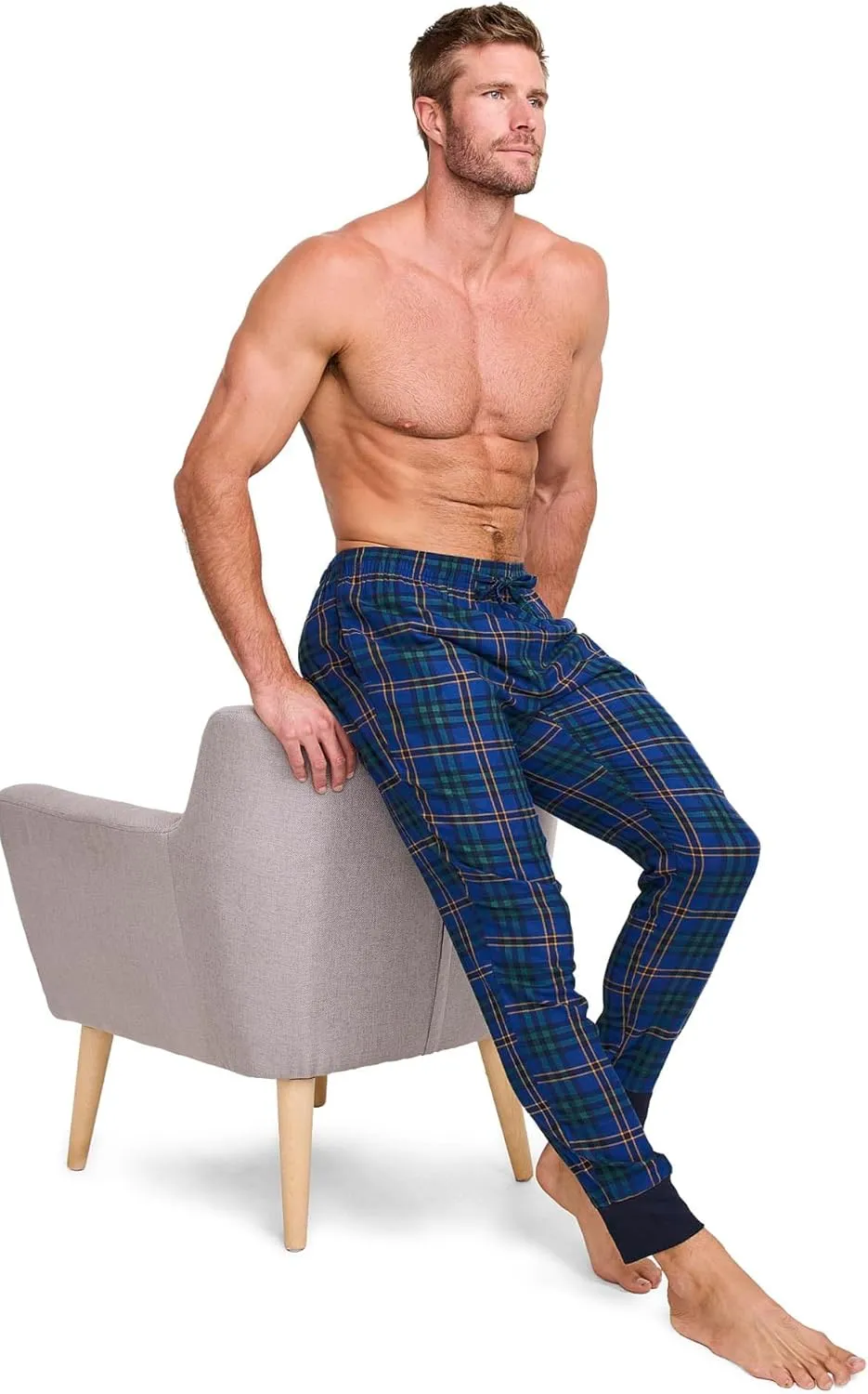 Jockey Men's Sleepwear Flannel Sleep Jogger