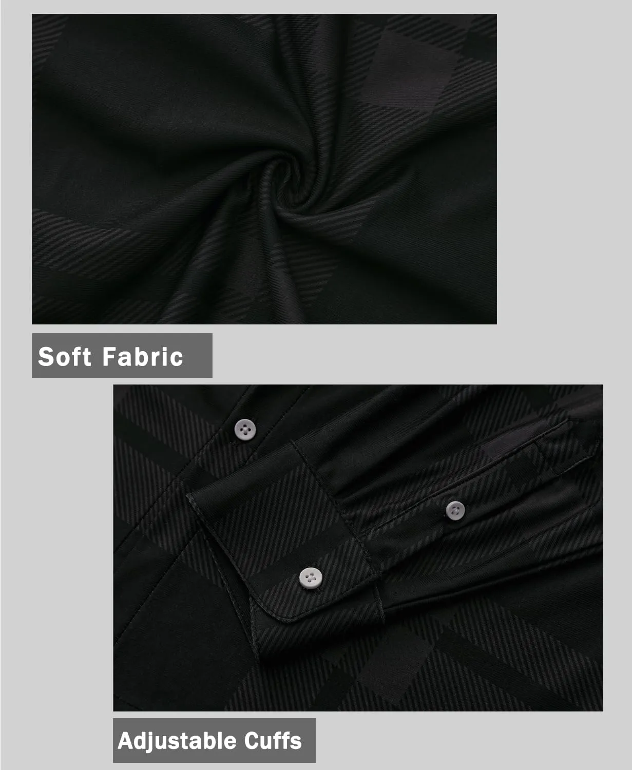 KYKU Mens Long Sleeve Shirt: Fashion Button Down Casual Shirts for Men with Pocket