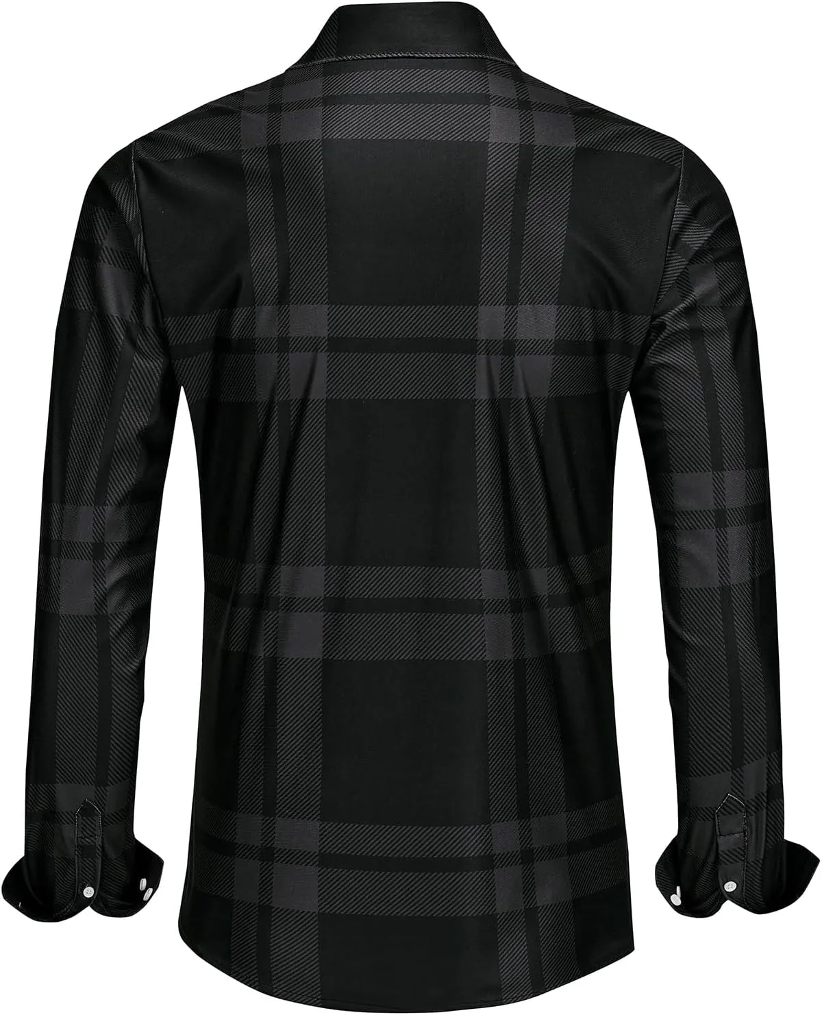 KYKU Mens Long Sleeve Shirt: Fashion Button Down Casual Shirts for Men with Pocket