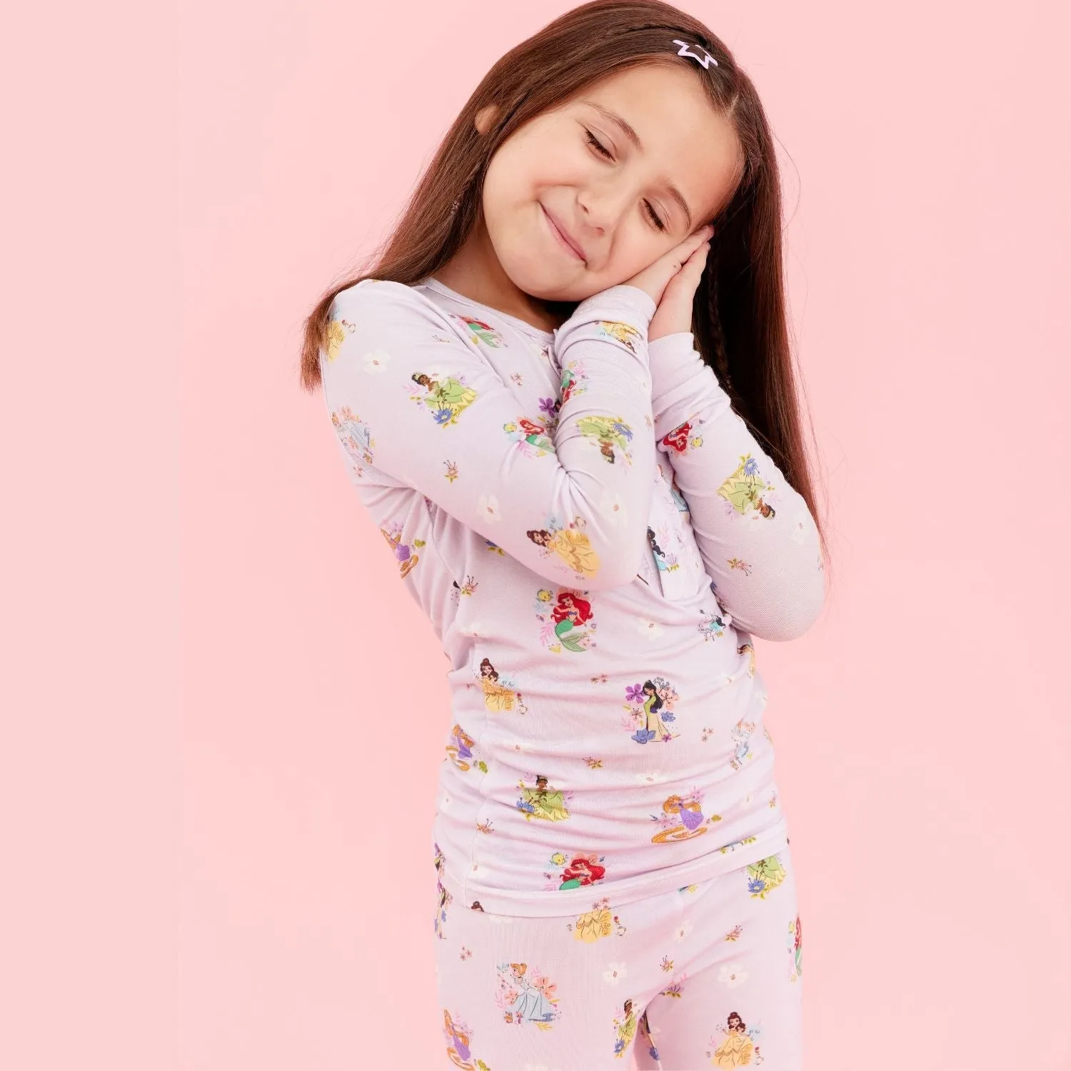 Magnetic Me Disney | Princess Modal Magnetic No Drama Pajama Kids Long Sleeve Set