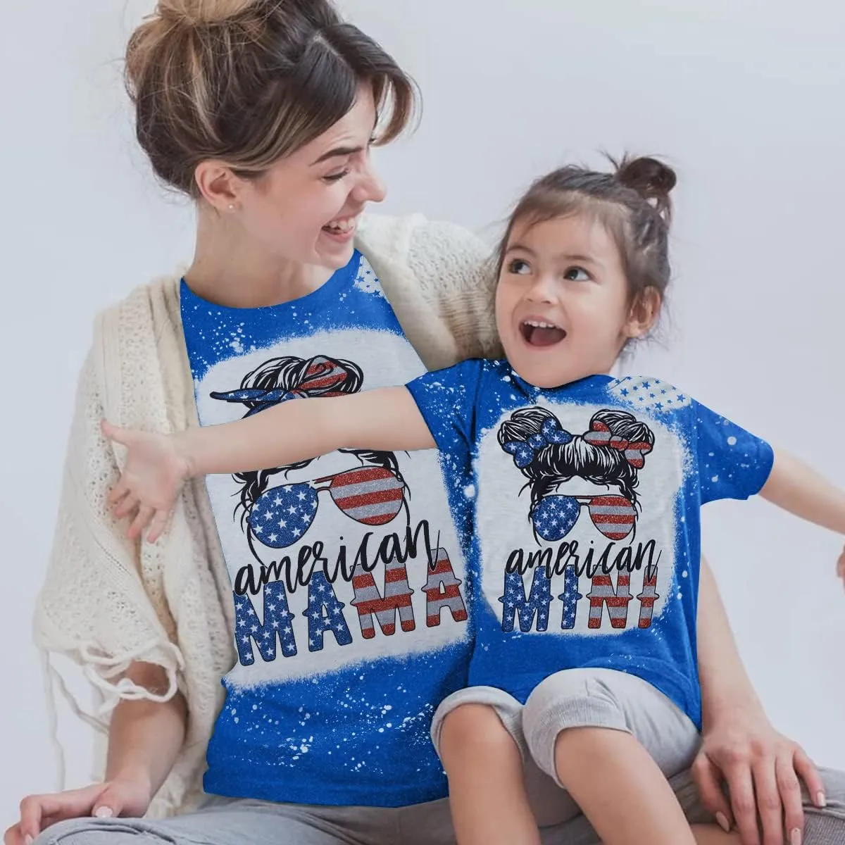 Mommy and Me Matching Shirt Outfit Mama Mini Leopard Love Heart Tshirt Mom Daughter Family Matching Set Clothes