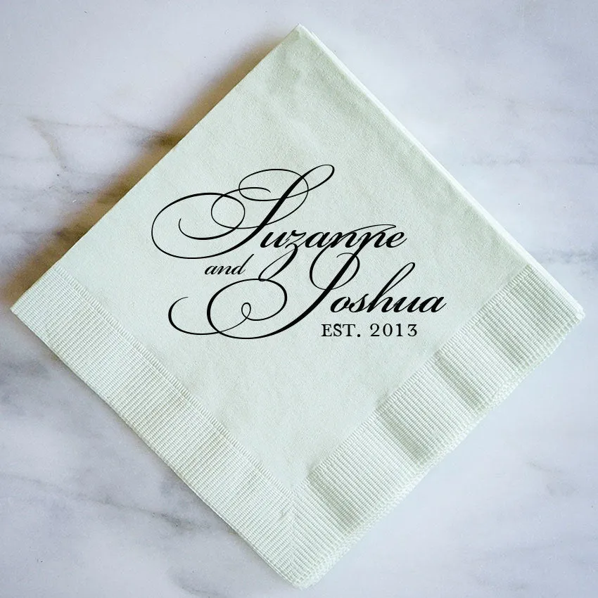 Newlywed Custom Napkins