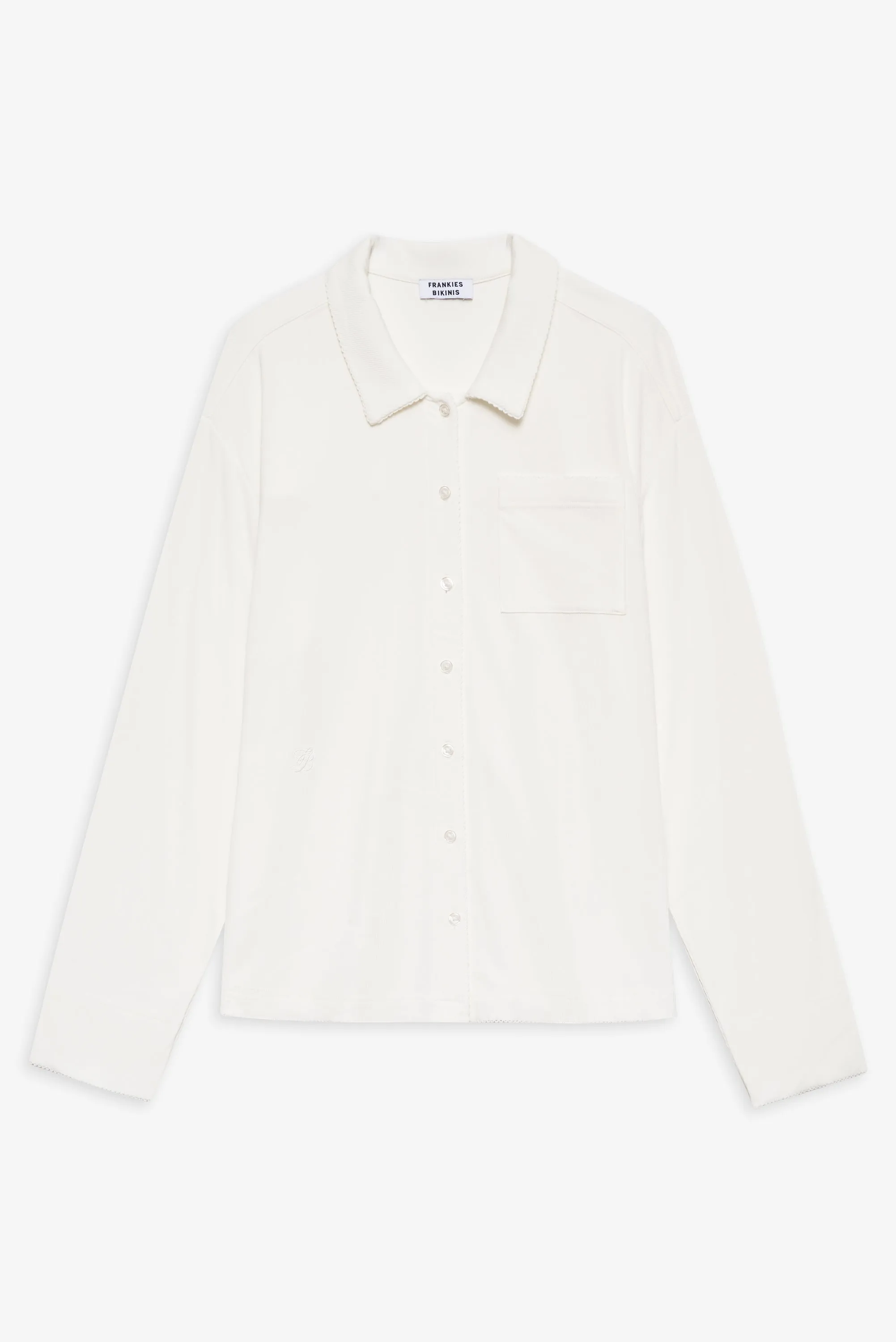 Rory Long Sleeve Sleep Shirt - Seashell