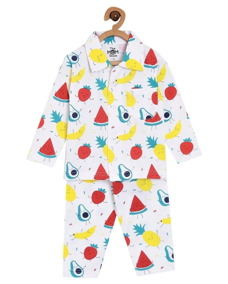 Set Of 2: Fruity Cutie Matching Pajama Set for Mom and Baby