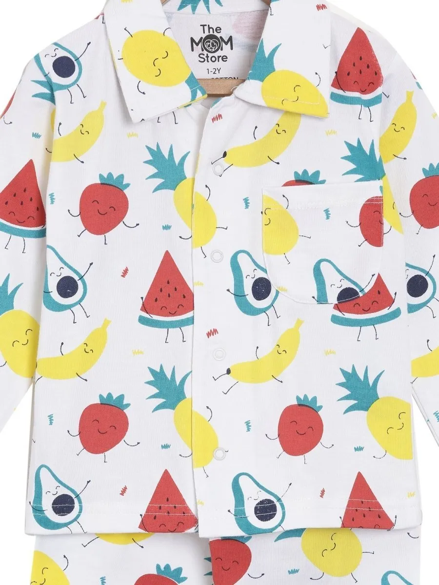 Set Of 2: Fruity Cutie Matching Pajama Set for Mom and Baby