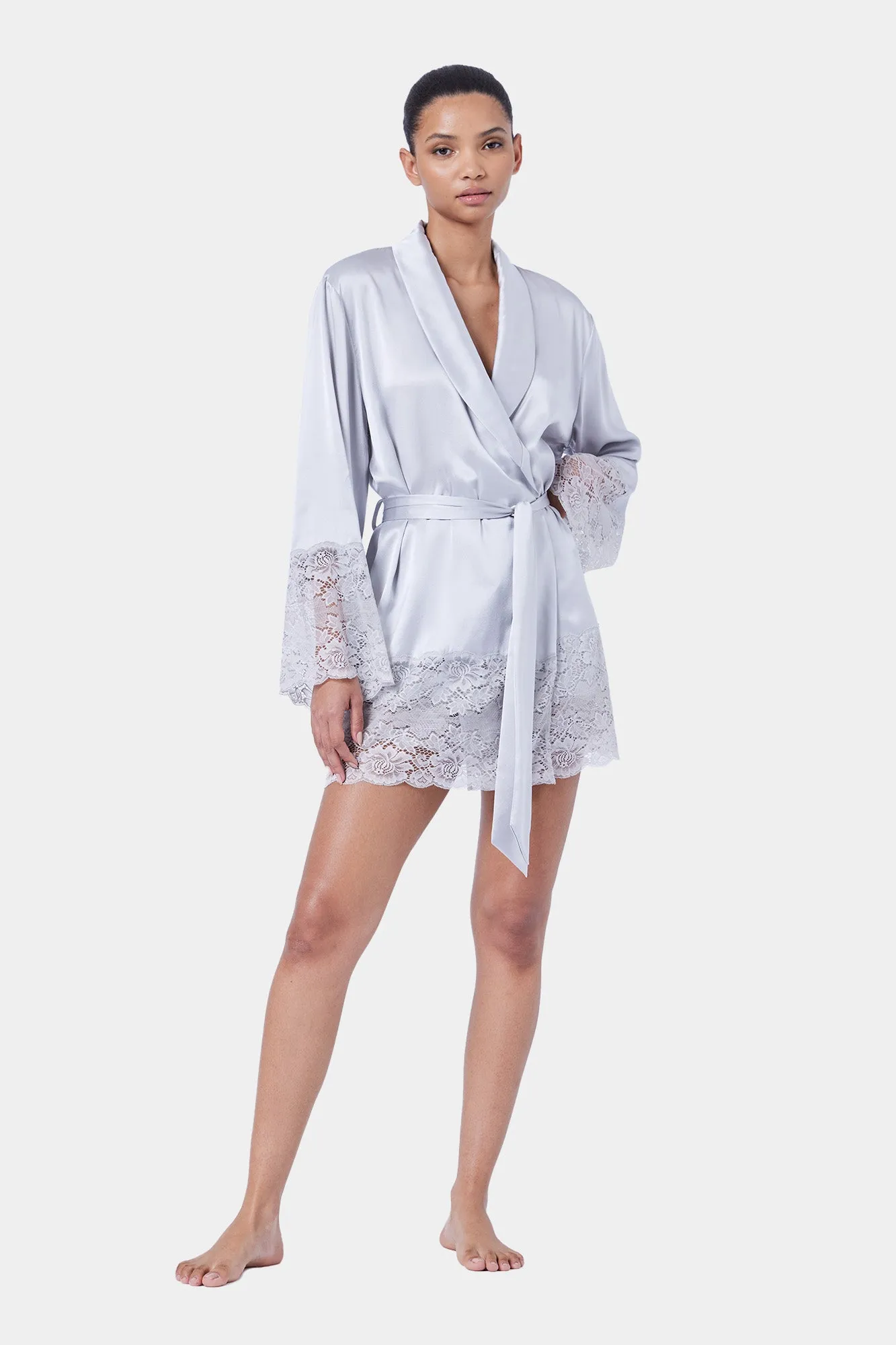 Silk Lace Robe