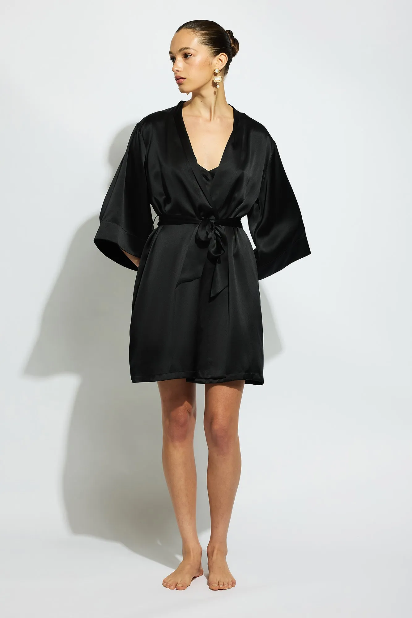 Silk Wrap Robe