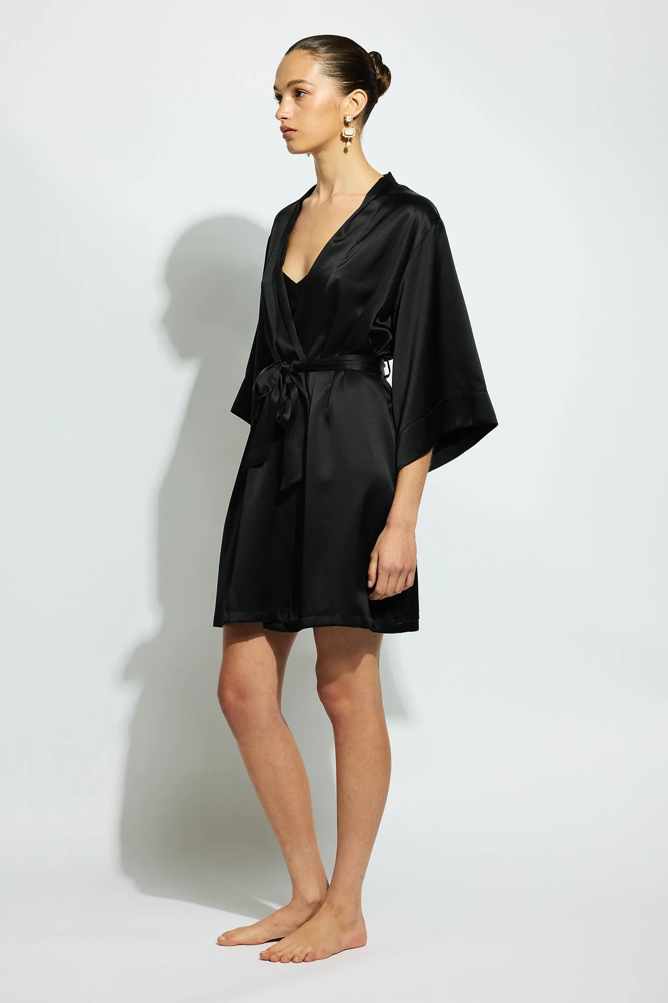 Silk Wrap Robe
