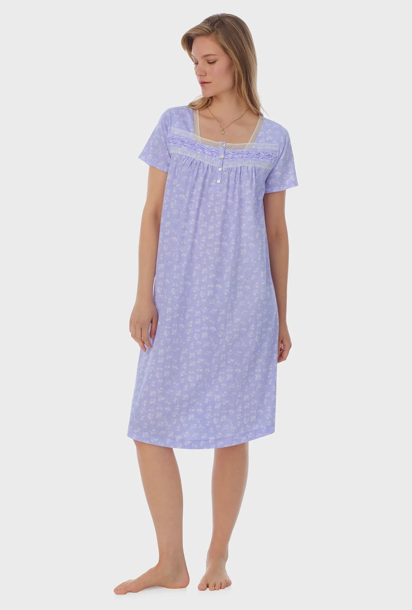 Sweet Ditsy Cotton Waltz Nightgown