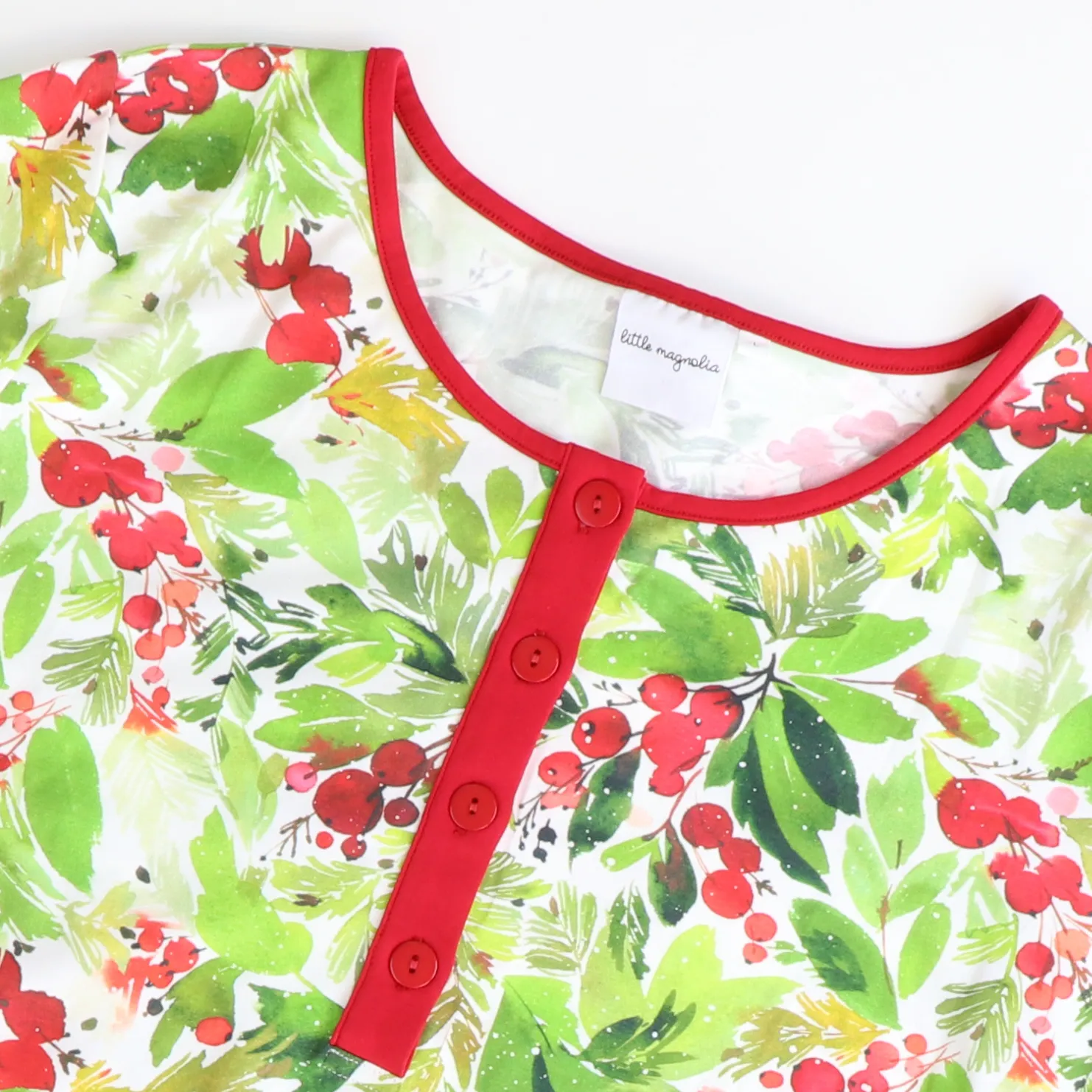 Women's Knit Lounge Shirt - Winter Berries